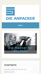 Mobile Screenshot of die-anpacker.de